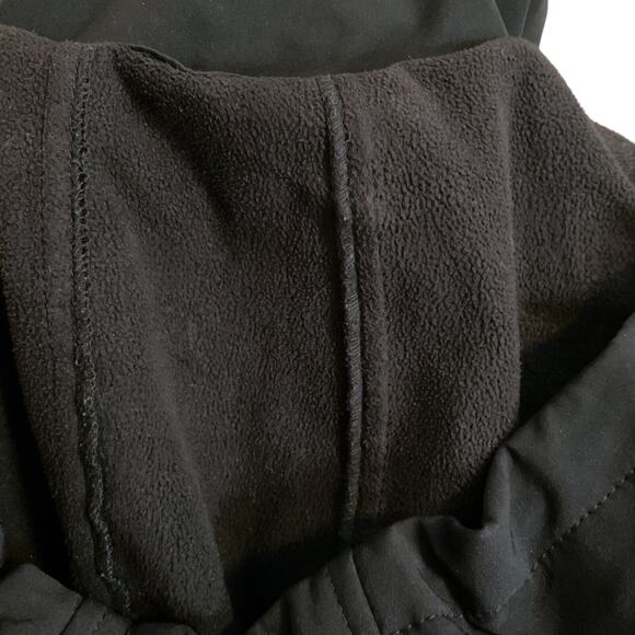Calvin Klein Coat Jacket Women's SZ M Black Soft Shell Insulated Hood Detach - Picture 13 of 14